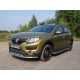 Накладка решётки радиатора нижняя 12 мм ТСС для Renault Sandero Stepway 2014-2018
